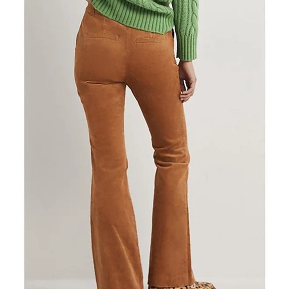 Boden Corduroy Flare Trouser Pants in butterscotch brown $160 - Picture 3 of 8